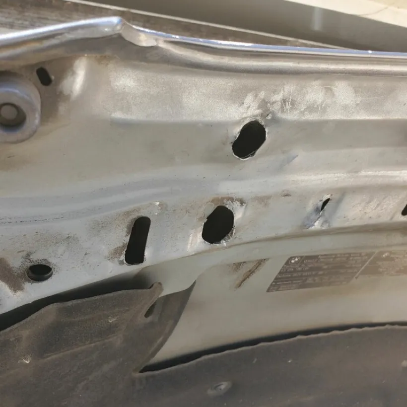 Example of a bad paintless dent repair 17