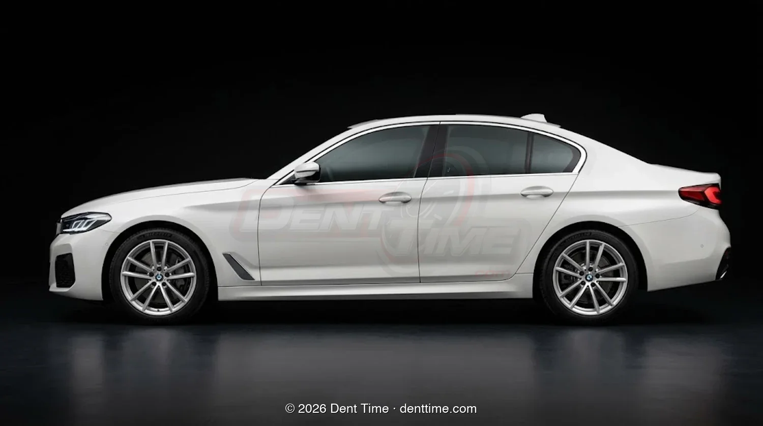 BMW painted exterior, the finish you see from the outside