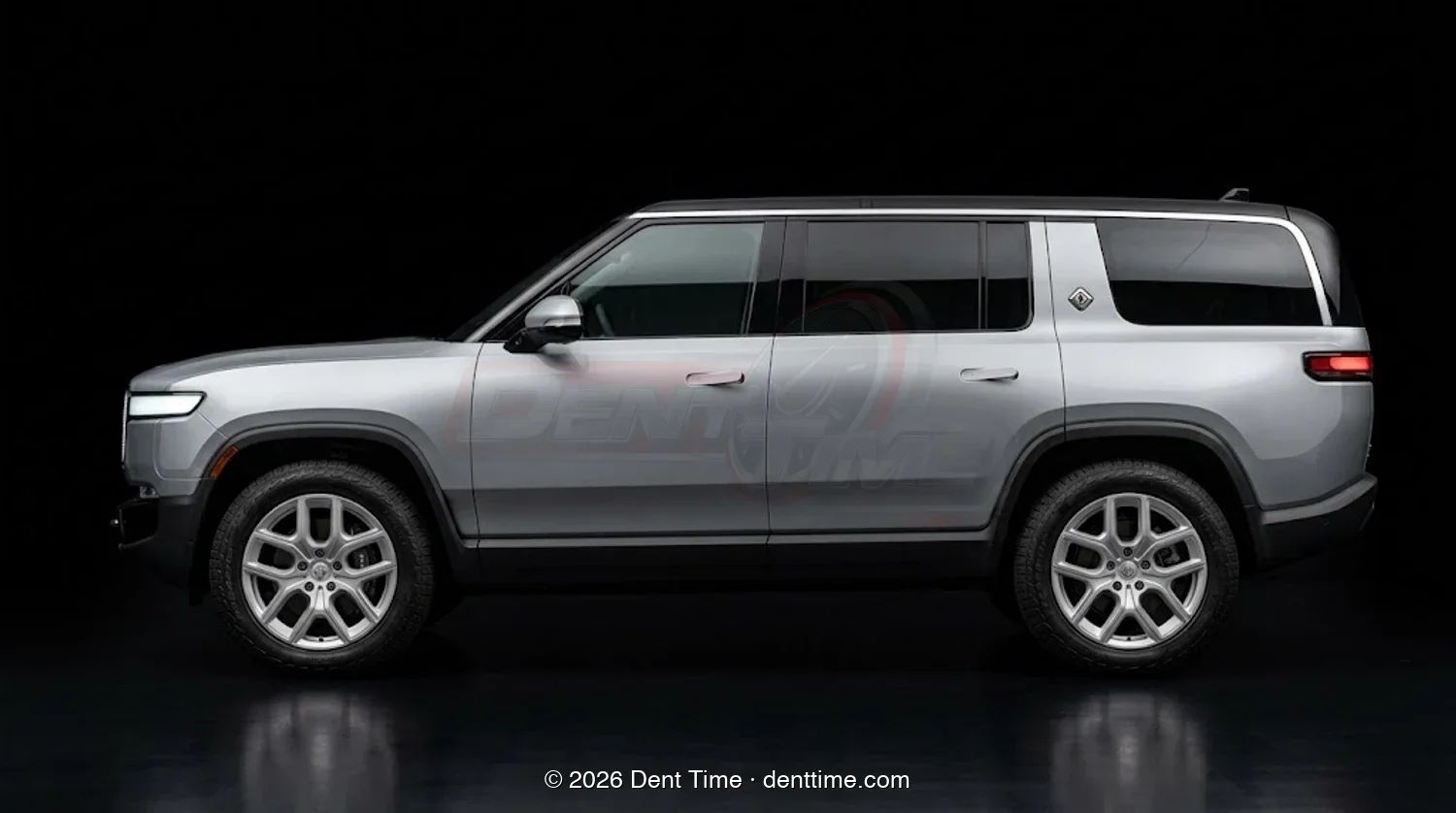 Rivian painted exterior, the finish you see from the outside