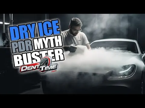 Myke works through the dry ice claim on the panel itself.