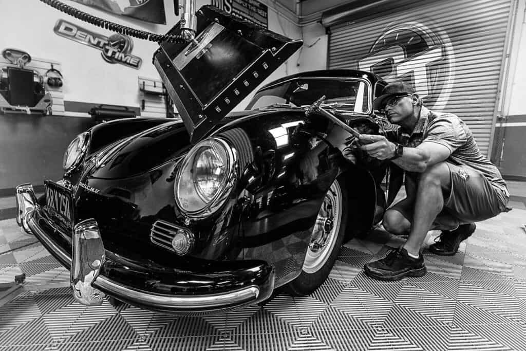 classic Porsche dent repair san diego