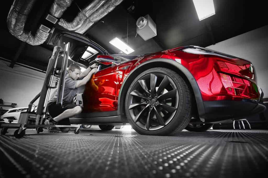 tesla dent removal san diego