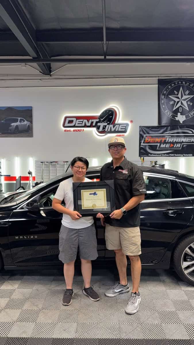 PDR student Mandy earns her pdr training certificate.