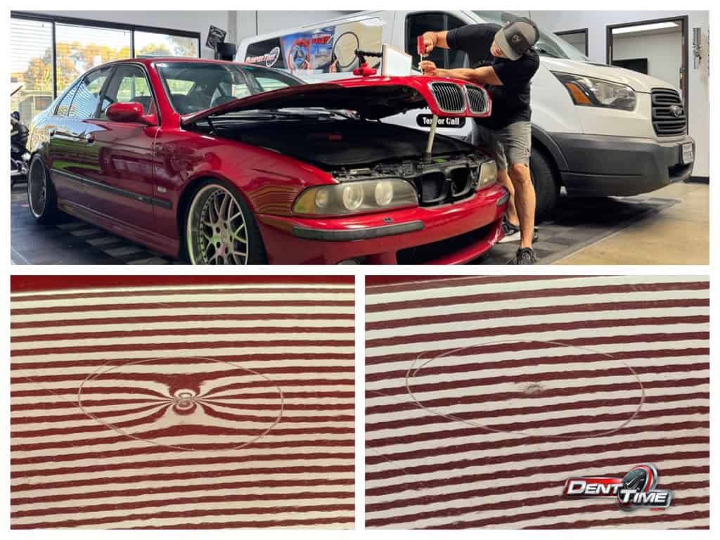 00 hero bmw dent repair san diego high spot before after