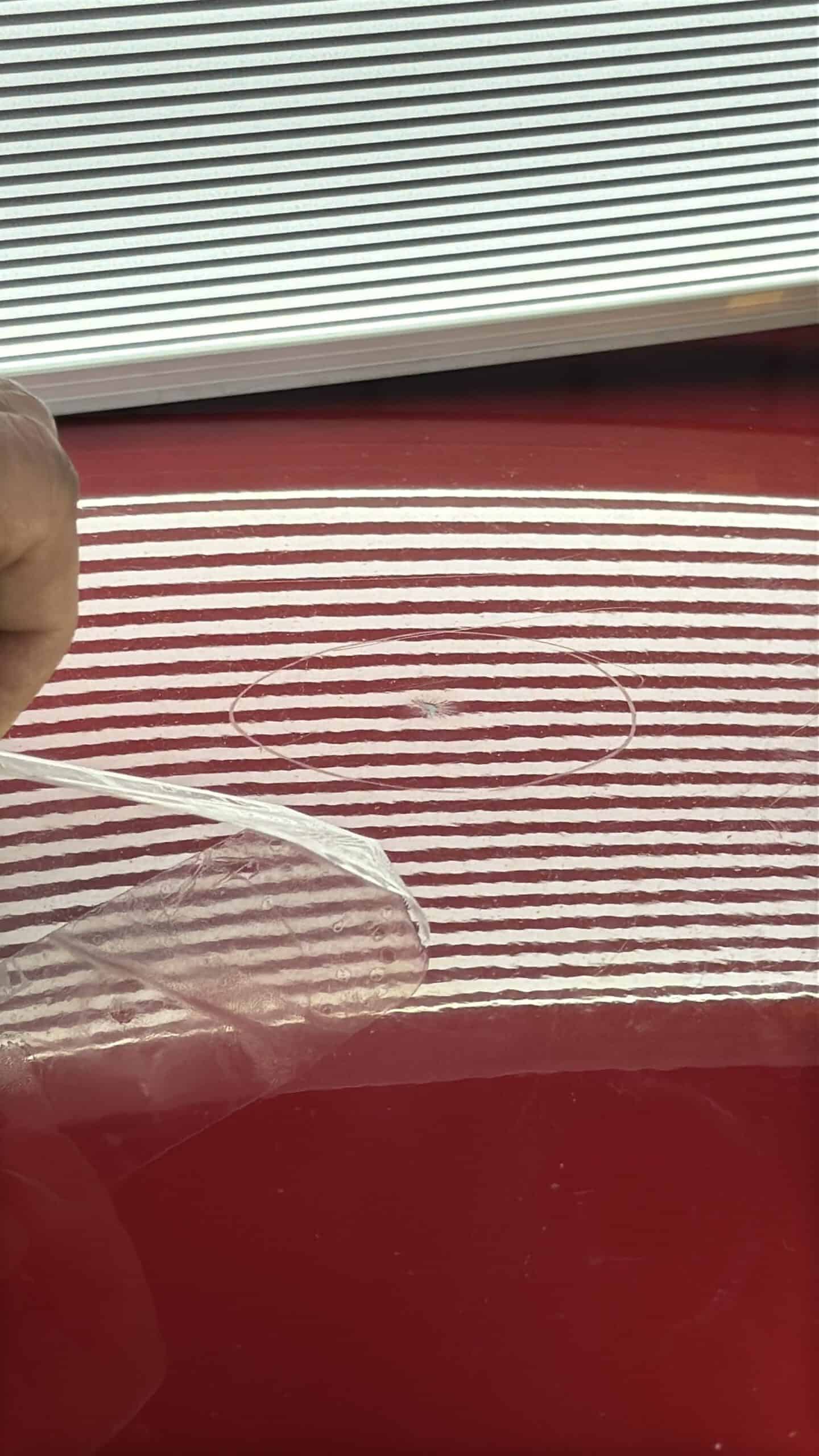 Paintless dent repair BMW - pushing technique with controlled pressure